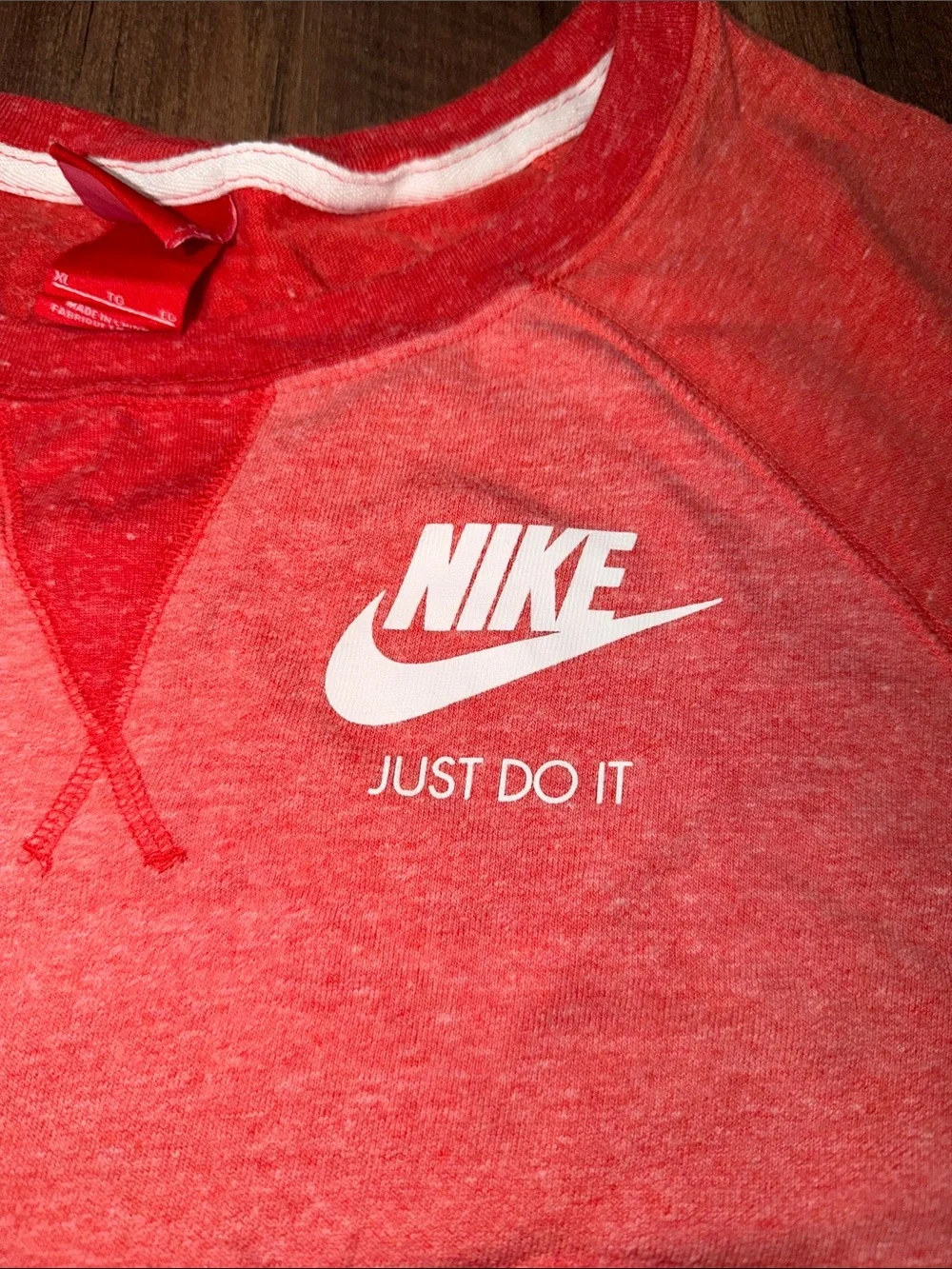 Nike Gym Vintage Tee Dress size XL with pockets Just Do It logo